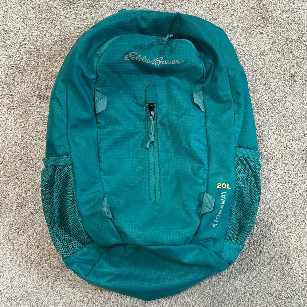 Eddie Bauer Stowaway 20L Lightweight Packable Backpack Hiking Travel Daypack